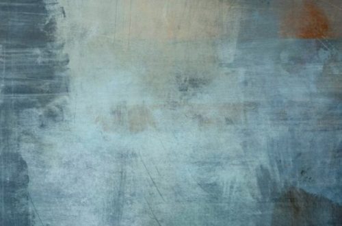 Dark Blue Grunge Painting Glace Background Or Texture
